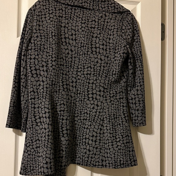 Calvin Klein Women's Black and Gray Cape Jacket - Picture 2 of 4